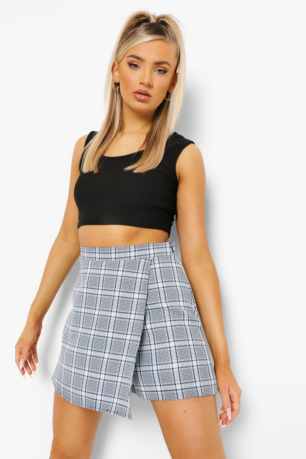Jupe culotte tennis carreaux